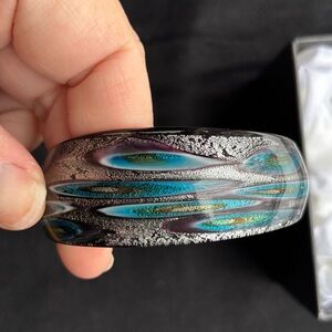NIB Pier 1 Glass Cuff Bracelet
